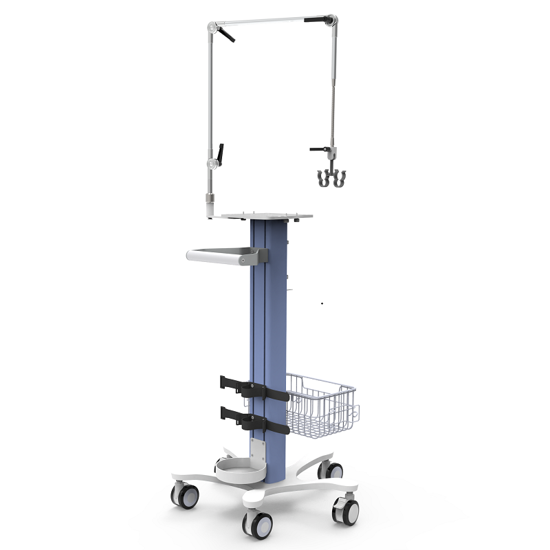 Hot-selling Iv Stand Pole - Medical equipment mobile silent emergency trolley   – MediFocus