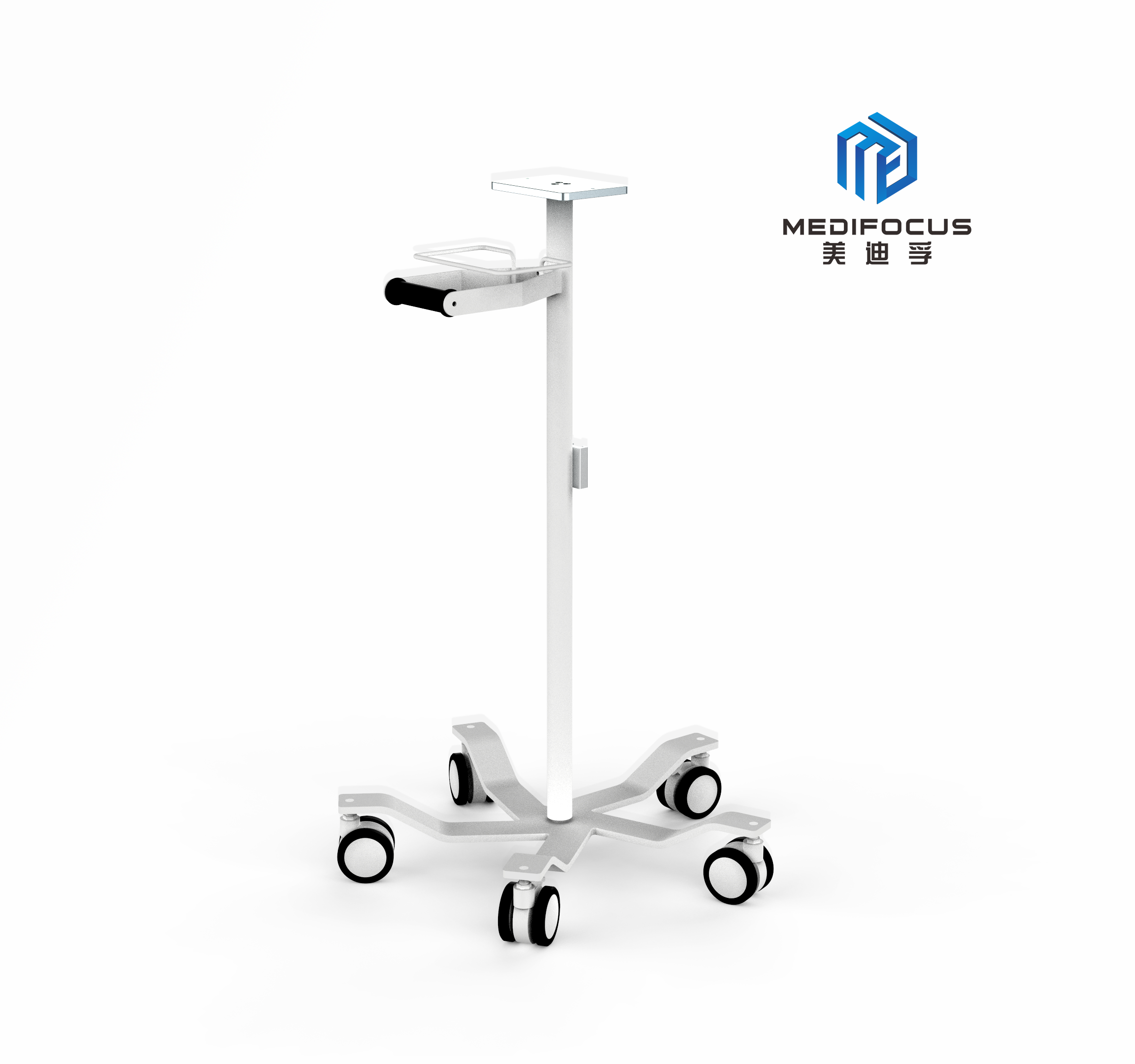 New Design Ventilator Trolley for Emergency Medical cart A02