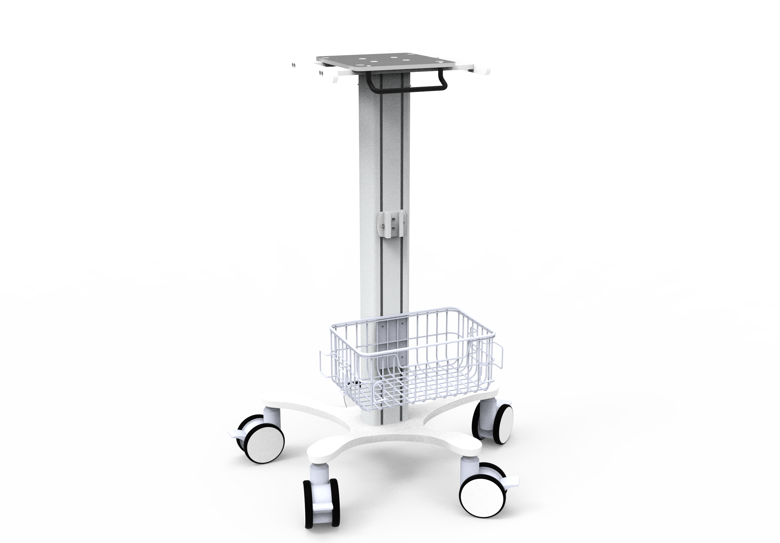 Ventilatorski voziček B17 FABIAN HFO medicinski voziček voziček tovarniška prodajalna OEM sprejemljivo
