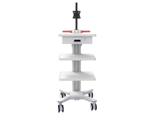 Multi-layer medical trolley K05 ventilator cart new design OEM acceptable