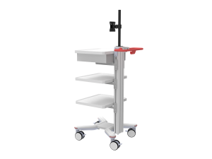Multi-layer medical trolley K05 ventilator cart new design OEM acceptable