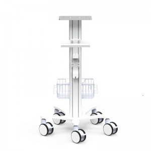 Modular medical monitor stand for clinic emergency room