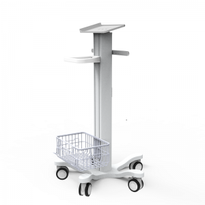 Hospital computer cart aluminium alloy material trolley
