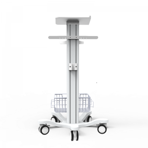 Hot sale Articulated Medical Arm - Hospital computer cart aluminium alloy material trolley  – MediFocus