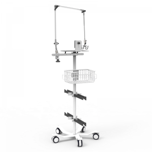 Factory Price Fabian HFO Ventilator Medical Cart - Ventilator trolley supports two oxygen cylinders  – MediFocus