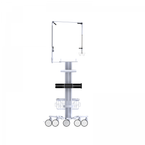 Customized medatro ventilator trolley circuit arm installed