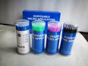 Disposable dental microswabs microbrush lash tools eyelash microapplicator