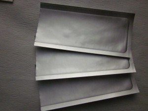 Plastic aluminum foil 3 side seal bag for medical purpose