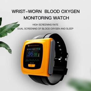 CE Bluetooth Wrist-worn CMS50F Pulse Oximeter with Software and Download Cable
