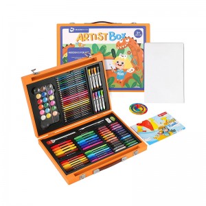 Art Painting Set for Kids,Wooden Art Case,Art Supplies Coloring Set