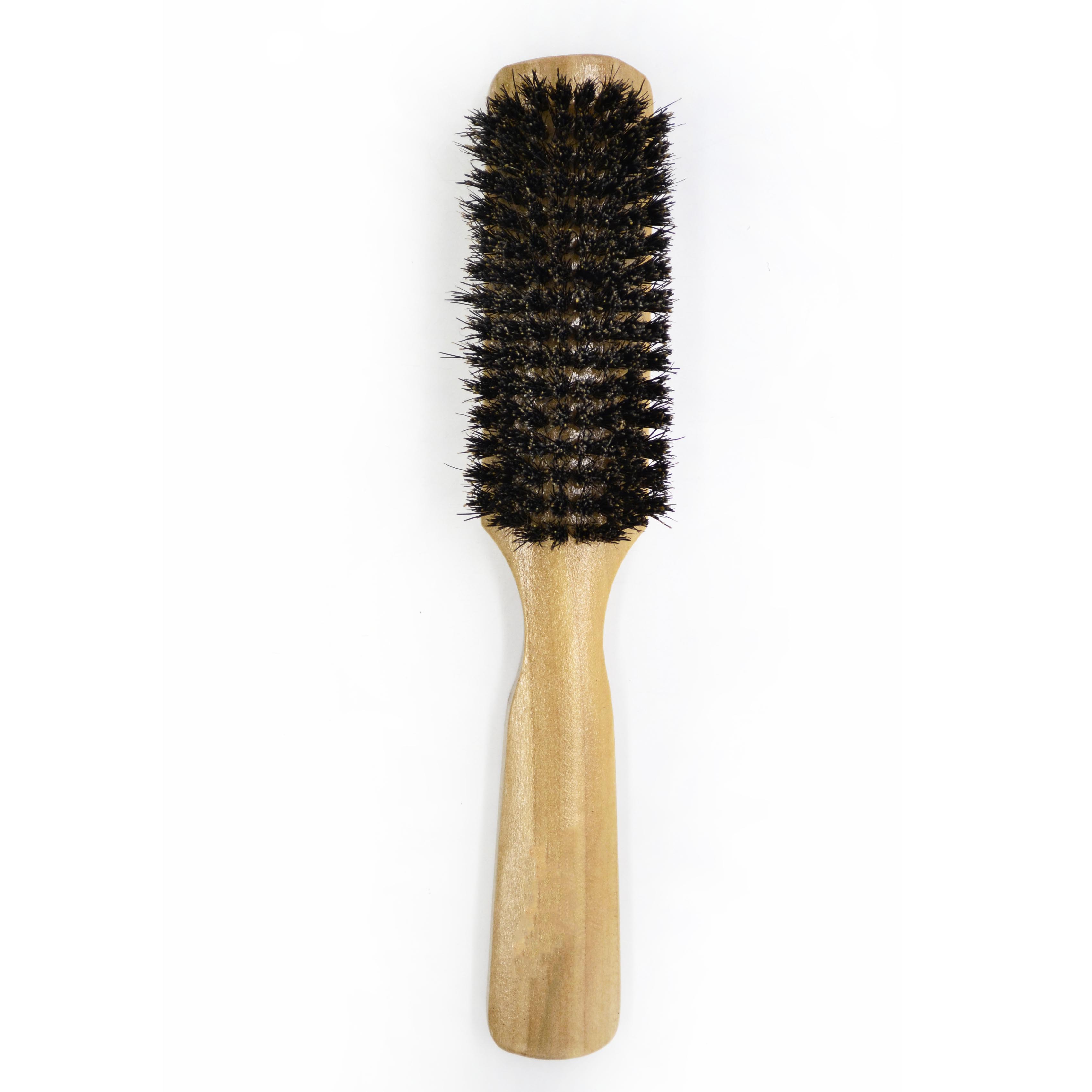 The Classic 100% Boar Bristle Hair Brush, Suitable For Thin To Normal Hair - Naturally Conditions Hair, Improves Texture, Exfoliates, Soothes and Stimulates the Scalp