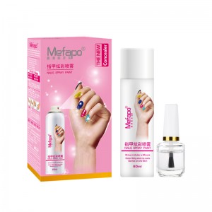 Esmalt activador personalitzat popular d'esmalt d'ungles en aerosol d'assecat ràpid