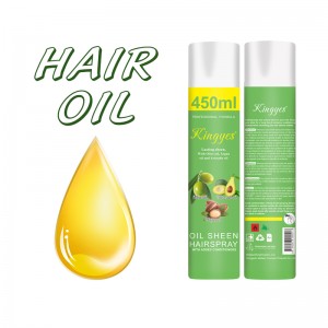 Productos nutritivos para el cabello con aceite de oliva esencial.