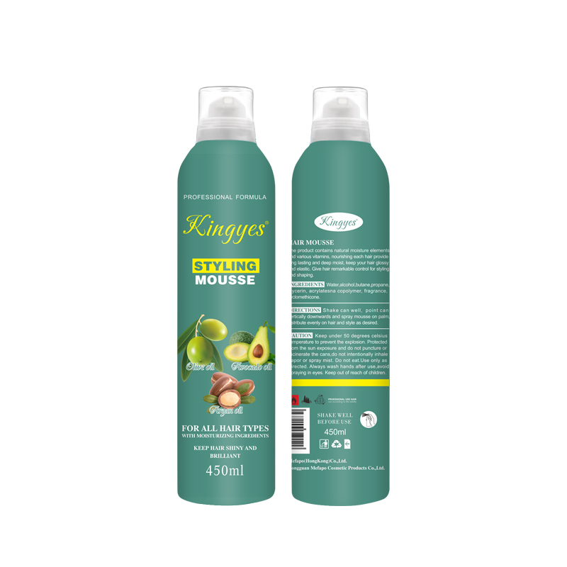 Natural olive oil herbal hair mousse spray-2
