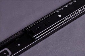 Black ball bearing full extesnion 45mm drawer slide