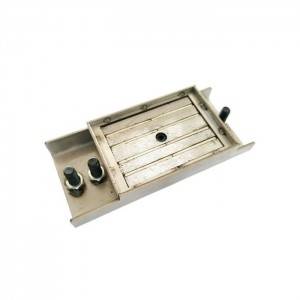 1T Type Stainless Steel Shell Shuttering Magnet with 2 Notches