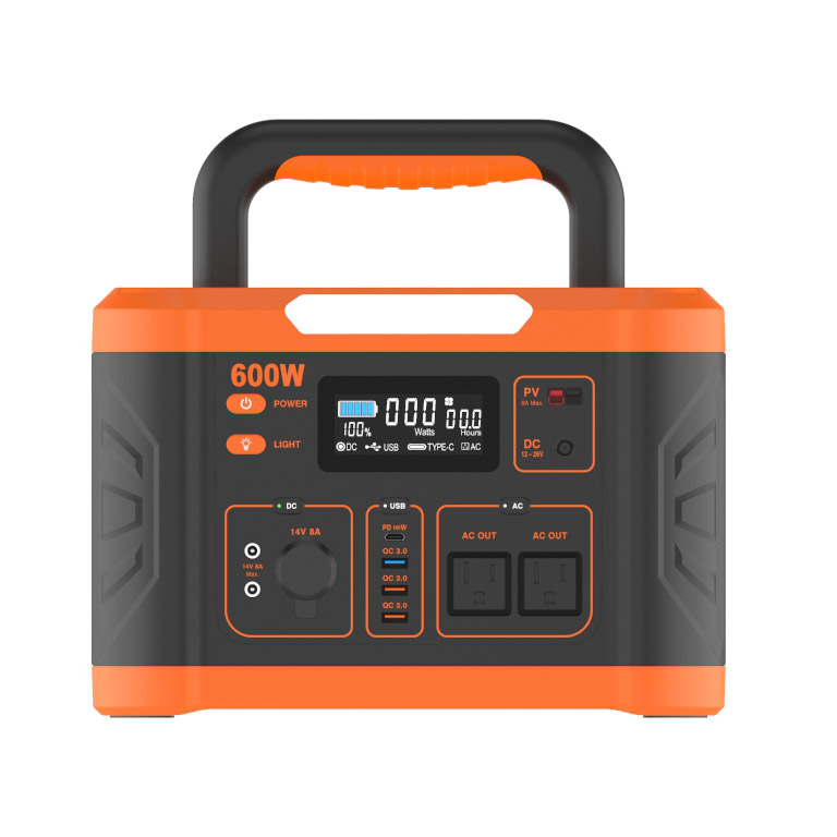 Energy storage station 600W lithium battery for all your energy needs