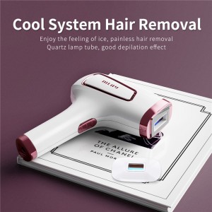 factory low price Stomach Fat Machine - Malay T8 Hair Removal ICE Cold Device IPL Laser Epilator Portable Body Facial Hair Remover Machine For Women Men – Meiqi