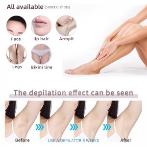 Malay T8 Hair Removal ICE Cold Device IPL Laser Epilator Portable Body Facial Hair Remover Machine For Women Men