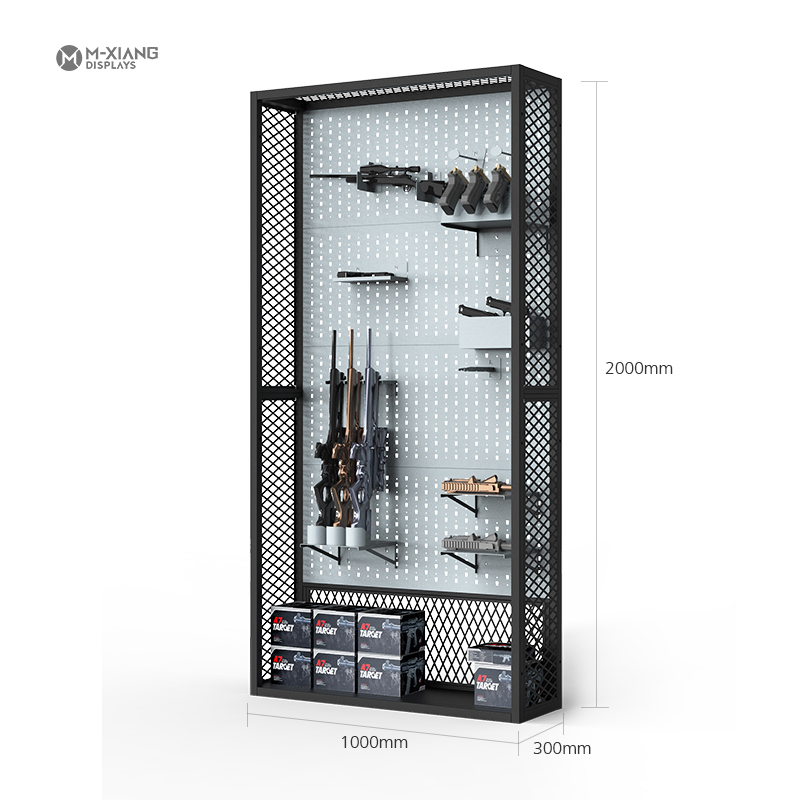Metal Floor Display Rack For Guns And Weapons Featured Image