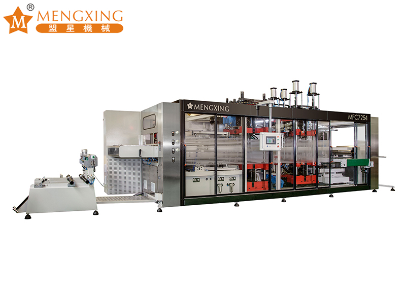 China Manufacturer for Twin Sheet Thermoforming Machine - MFC7254 3 Stations Thermoformer – Mengxing
