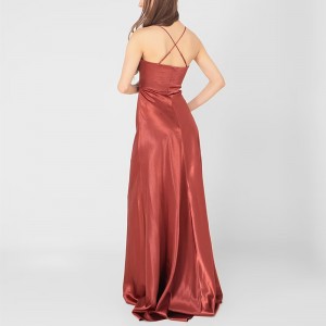 MAXI PARTY DRESS WITH SWEETHEART NECKLINE