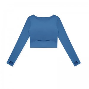 WOMEN’S LONG-SLEEVED SPORT T-SHIRT WITH BREAST PAD
