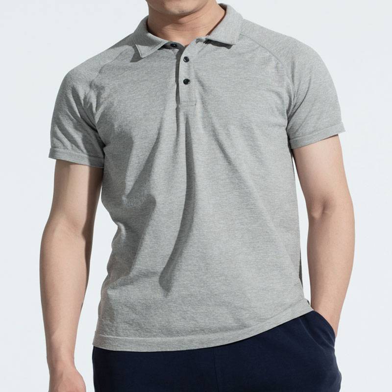 Hot sale Cotton Yoga Pants Bootcut - Men’s Sports Seamless Short Sleeve Polo Shirt Top – Mentionborn