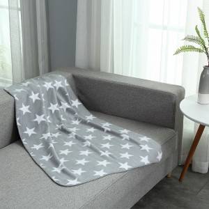 Good Quality Bedskirt - Star Print Grey Blanket – Mentionborn