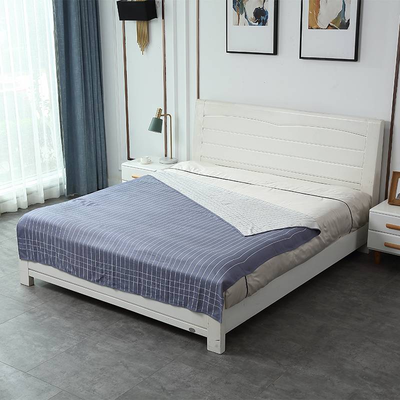 Factory best selling Housewife Pillowcase - Bamboo Fiber Stripe Aviation Blanket – Mentionborn