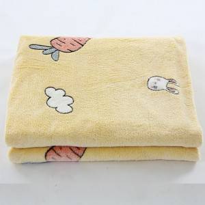 Childlike Printed Pattern Recycled Polyester Coral Fleece Blanket