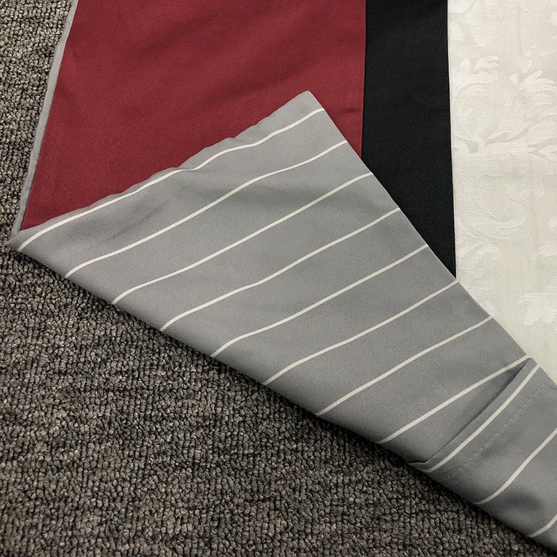 Well-designed Geometric Pattern Printing Aircraft Pillow/Pillowcase - Stripe Stitching Aviation Pillowcase – Mentionborn