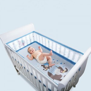 Sandwich Baby Cot Liner For Summer Prevent Children From Falling Out Of Bed