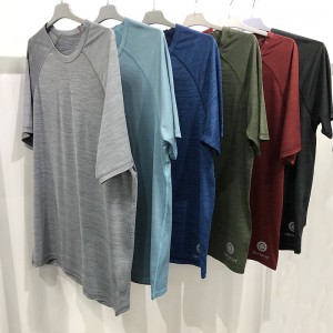 Men’S Knitted Sports Short Sleeve T-Shirt