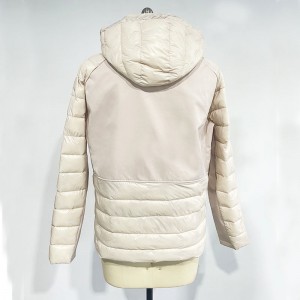 MEN’S COTTON-PADDED SOFT SHELL WITH HOODIE AUTUMN AND WINTER COAT