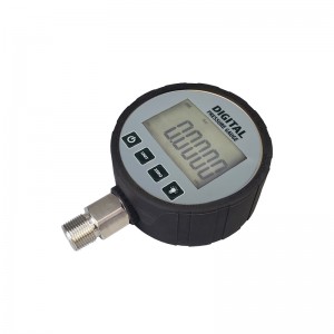 Medidor de manômetro de pressão digital com display LCD Meokon com alta resolução