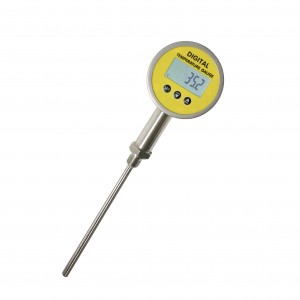Medidor remoto de temperatura digital Meokon com sinal analógico