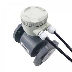 Medidor de caudal electromagnético de agua enfriada con control remoto digital de 10 pulgadas DN250 Medidor de caudal electromagnético