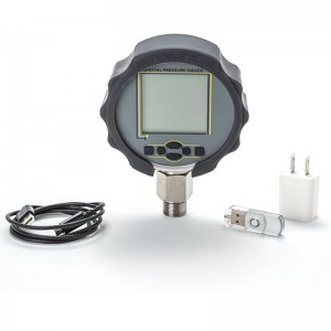 Jual Panas Minyak Gas Air Pintar Digital Pressure Gauge Manometer/ Instrumen/Penunjuk MD-S210 MEOKON 0.1%FS 0.05%FS