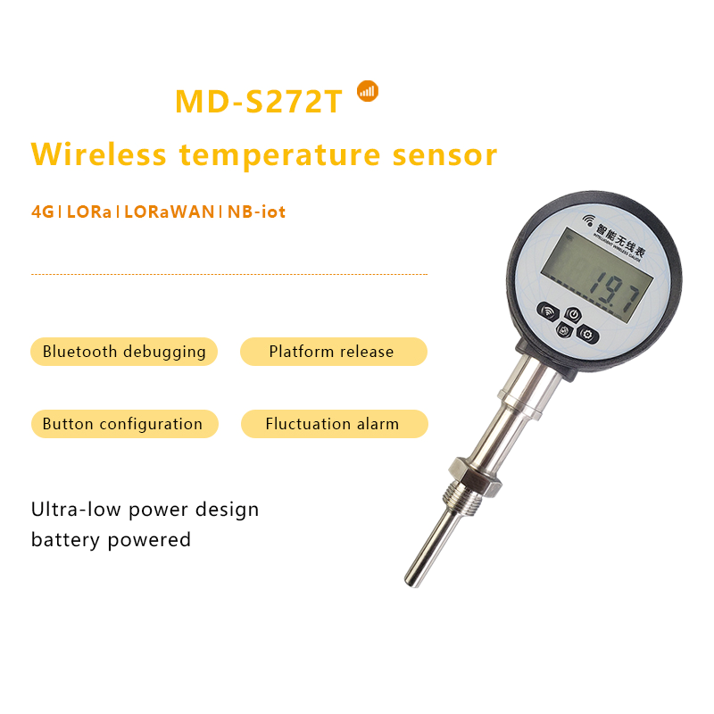 Sensor de temperatura sem fio MD-S272T