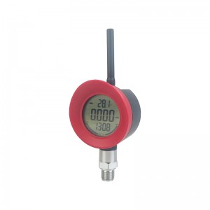 330 ° Rotatable Wireless Digital Pressure Gauge e nang le Khatello/Mocheso/ Pontšo ea Nako