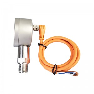 Meokon Professional Digital Remote Pressure Gauge for Pneumatic and Hydraulic System