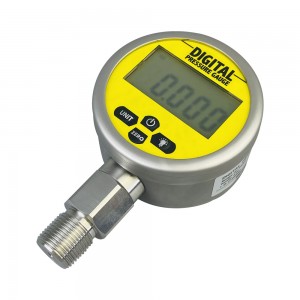Digitales Manometer mit schützender Gummiabdeckung für hydraulische Anwendungen
