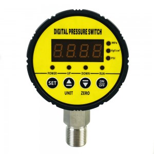 Interruptor de presión medidor de presión de contacto eléctrico con pantalla dixital económica Meokon