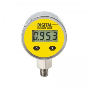 Manômetro digital líquido para pressão de água com sensor cerâmico integrado