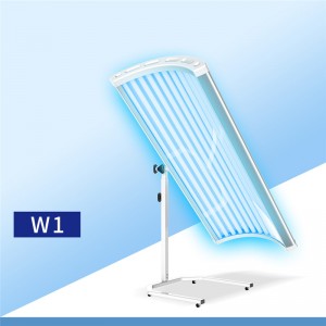 New Fashion Design for Tanning Bed Cosmedico Lamp Home Use Full Body 360 Degree Rotation Lying&Vertical Solarium Canopy Bodypad