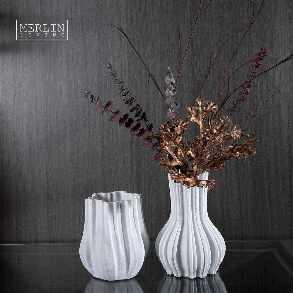 Merlin Living 3D printed bud ceramic Vase
