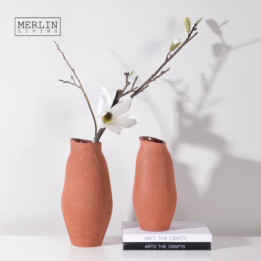 Merlin Living Coarse Sand Abstract Yakamonyoroka Kettle Ceramic Vase