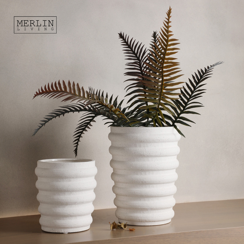I-Merlin Living Coarse Sand Pottery Vase Decoration