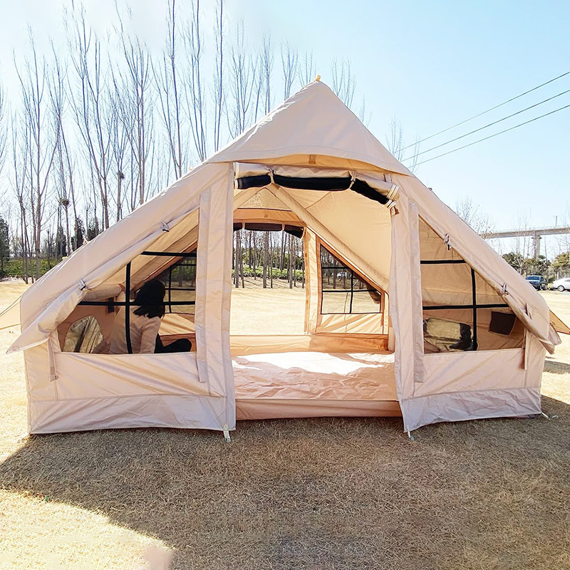 Inflatable Glamping Tent TC Material, Suitable for 1 Seasons